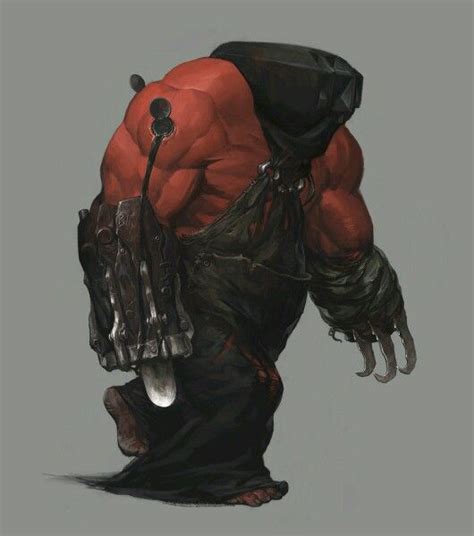 Butcher Creature Design Concept Art Characters Fantasy Character Design