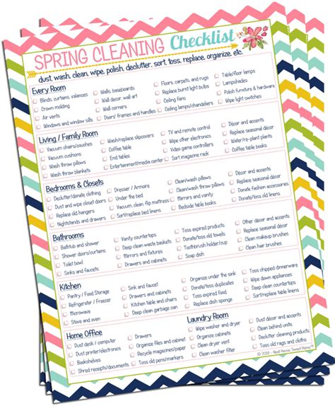 Spring Cleaning Checklist Free Template Download Spring Cleaning