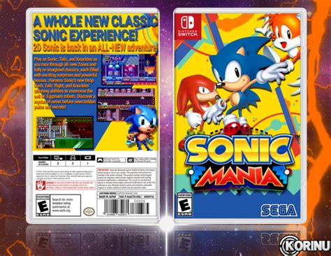 Sonic Mania Misc Box Art Cover By Korinu