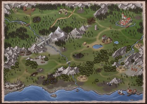 Artstation Fantasy Map Creator 2 Game Assets