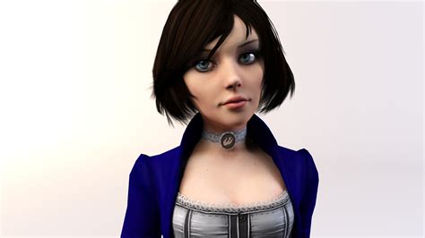 Elisabeth Game девушка Girl Bioshock Infinite Элизабет Оформление Windows 7810 темы