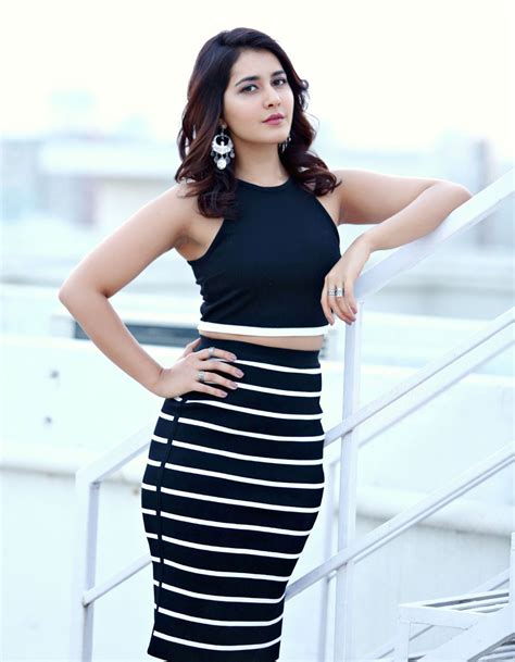 Raashi Khanna In Black Dress Photoshoot South Indian Actress