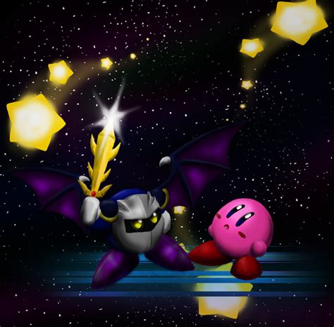 Kirby And Meta Knight By Cryophase On Deviantart Meta Knight Kirby
