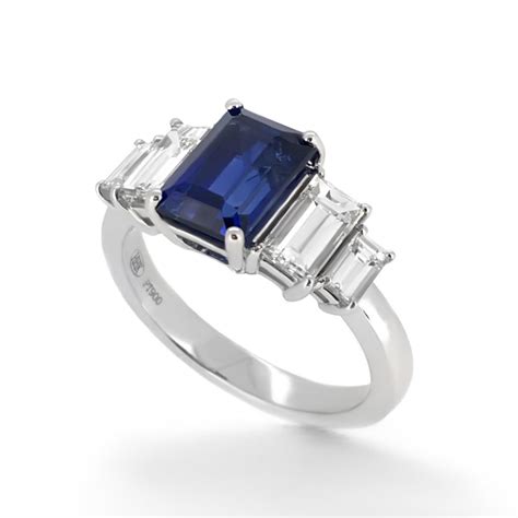 Blue Sapphire And Diamond Ring Haywards Of Hong Kong
