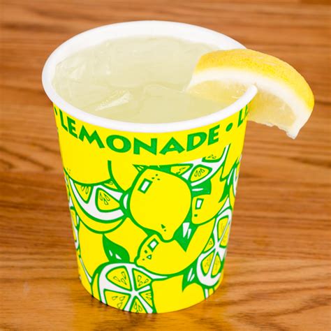 16 Oz Squat Paper Lemonade Cup 1000 Case