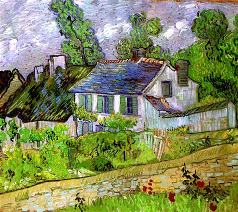 Houses In Auvers 1890 Vincent Van Gogh
