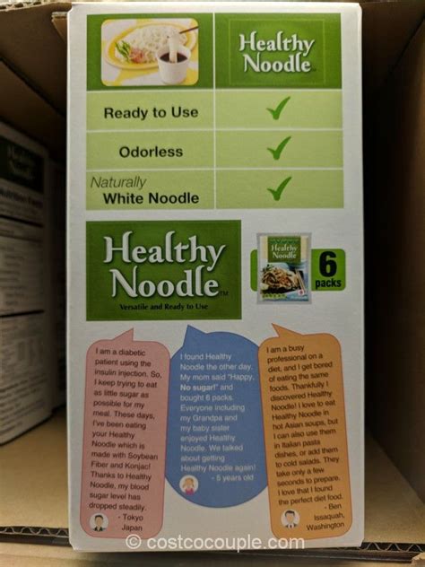 Costco has the healthy noodle brand that only needs to be rinsed as it does not have the bitter taste that other brands do if not prepped appropriately. Kibun Foods Healthy Noodle Costco in 2020 | Healthy ...