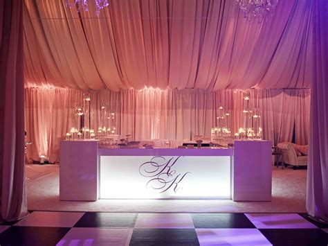 7 Different Reception Bar Designs From Real Wedding Receptions Inside
