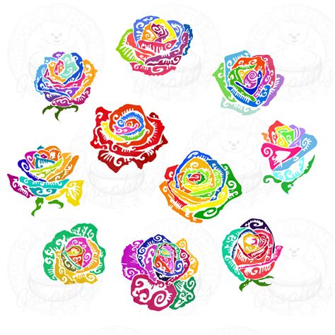Rainbow Rose Clipart 20 Free Cliparts Download Images On Clipground 2023