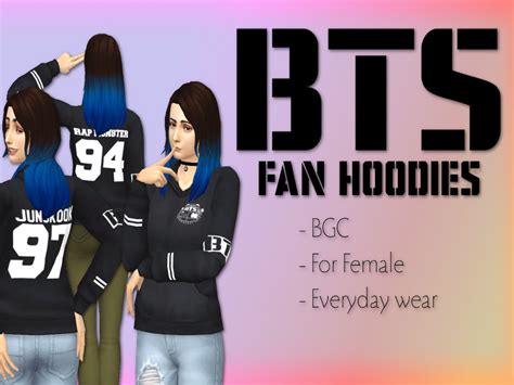 The Sims Resource Bts Fan Hoodies