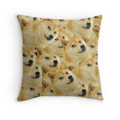 Too Much Doge Throw Pillow By Yungbabyspice Doge Meme Doge Dog Doge
