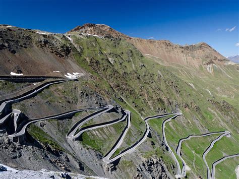 The Route At More Than 9000 Feet High The Stelvio Pass Is The
