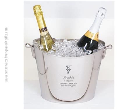 Personalized Wine Buckets And Engraved Wine Cooler