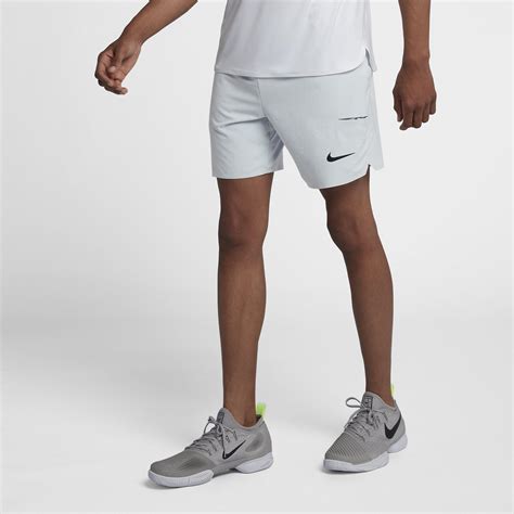 Nike Mens Court Flex Ace 7 Inch Shorts Pure Platinum Grey