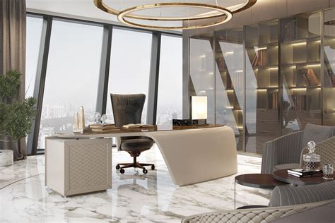 Popatrz Na Ten Projekt W Behance „luxurious Office”