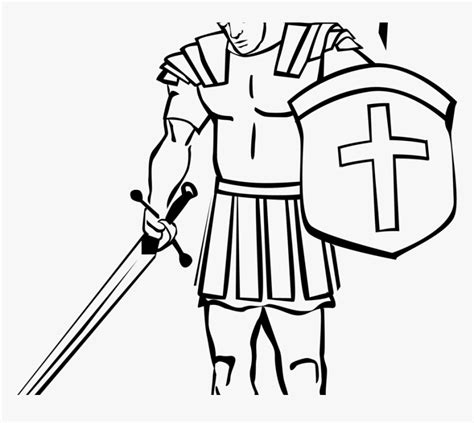 Armor Of God Full Armor Of God Drawing Hd Png Download Transparent