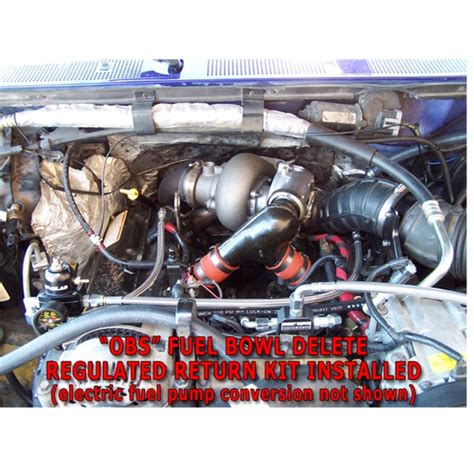 Ford 73l Powerstroke Regulated Return Fuel System Kit Dd 73fs Obs Rrk V2