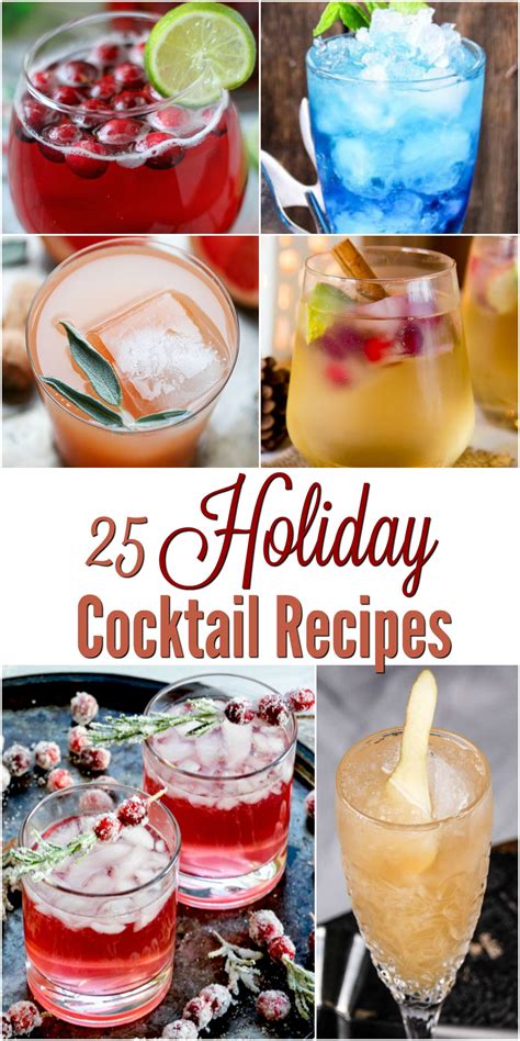 These festive cocktail recipes will have everyone feeling merry and bright at your holiday party. 25 Holiday Cocktail Recipes | Cocktail recipes, Food ...