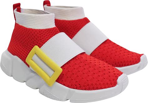Eq Works Sonic Shoes For Boys And Girls With Gold Buckle Lightweight