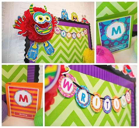 Monster Bulletin Board Letters Uprint Monster Bulletin Boards