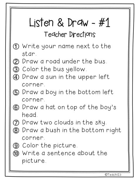 Active Listening Exercise Worksheets