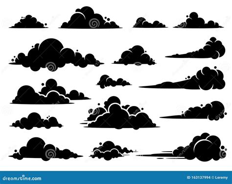 Cloud Vector Graphic Design Cliparts Stock Vector Illustration Of