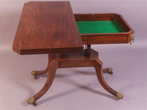 A Regency Period Games Table Mahogany And Ormulu Antiques Atlas
