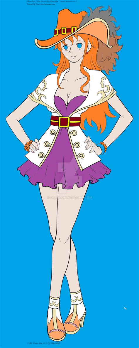 Pirate Queen Nami Colored Version By Cam6 On Deviantart