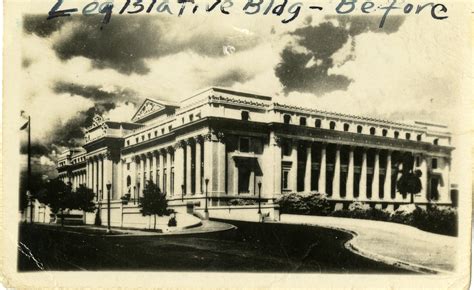 Legislative Building In Manila Philippines No Date The Digital