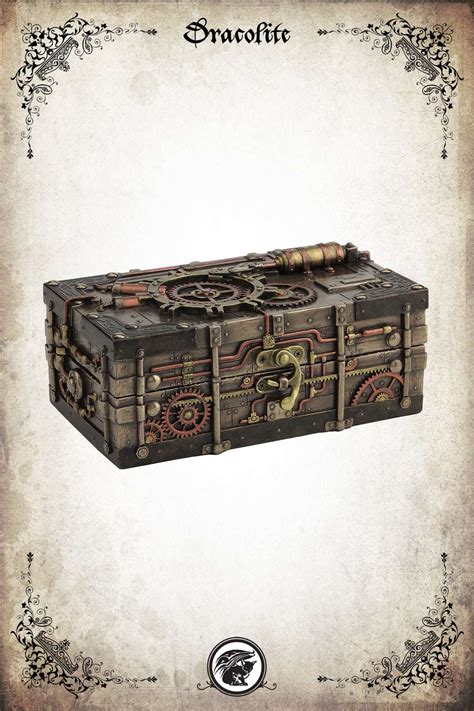 Steampunk Chest With Lock Box And Chest Boutique Medievale