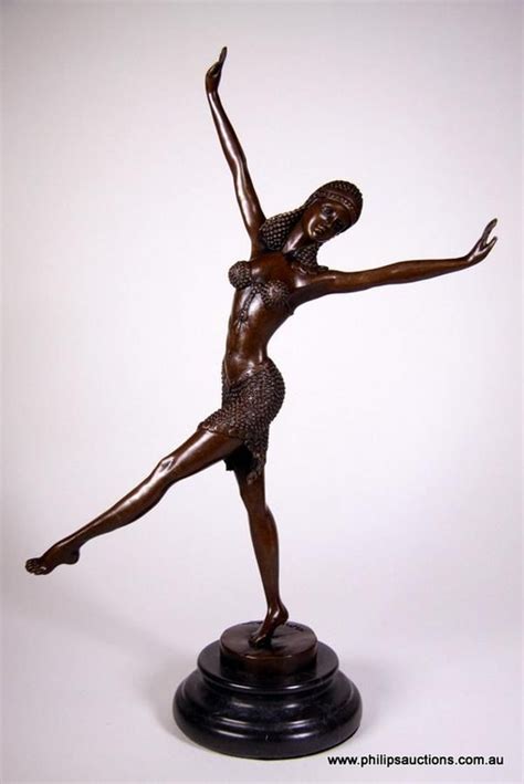 Bronze Ishtar Dancer Figurine By M Mirval Figuresgroups Sculpture