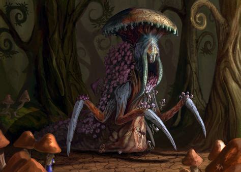 Alice Finds The Mushroom King By Davesrightmind Deviantart Com On