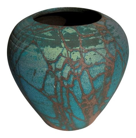 Studio Pottery Indigo Vase on Chairish.com | Vase shop, Vase, Pottery