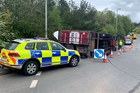 Devon Drivers Urged To Avoid Dramatic A30 Lorry Crash Devon Live