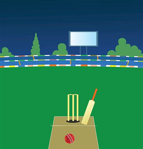 3 000 Guichet Piquet De Cricket Illustrations Graphiques Vectoriels