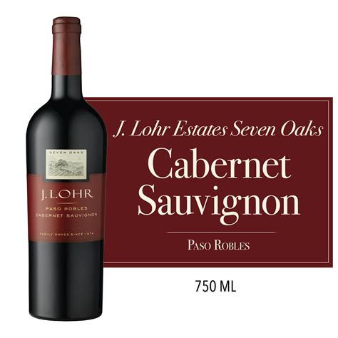 J Lohr Estates Seven Oaks Cabernet Sauvignon California Red Wine 750