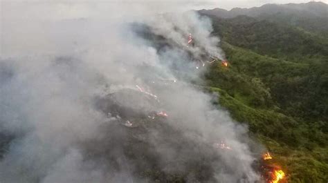 Mililani Brush Fire Continues To Burn Through Hundreds Of Acres