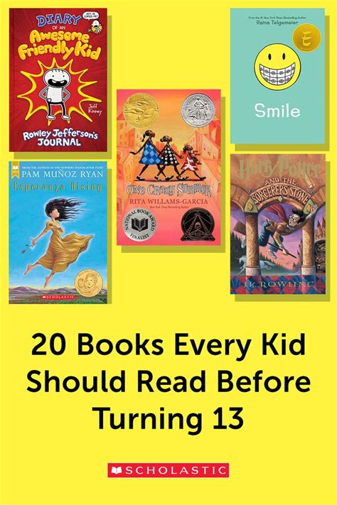20 Books Every Kid Should Read Before Turning 13 Kids Reading Books