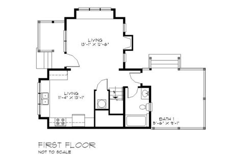 Craftsman Style House Plan 2 Beds 2 Baths 1100 Sqft Plan 528 1