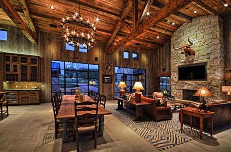 Modern Rustic Barn Style Retreat In Texas Hill Country