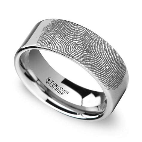 If you are a fan of the star wars franchise, you know this famous scene! Gumshoe - 6mm Flat Tungsten Mens Band With Fingerprint ...
