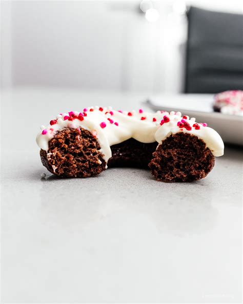 Vegan Baked Chocolate Cake Doughnuts · I Am A Food Blog I Am A Food Blog
