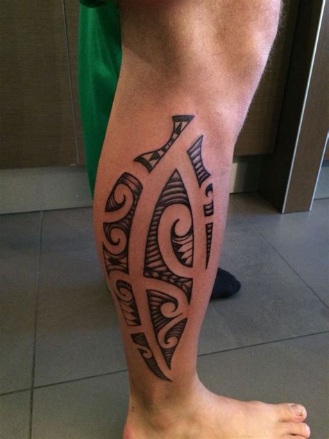 Maori Tattoo Van Thijs Maori Kuit Calf Moko Tatoeage Tattoo Tatoeage