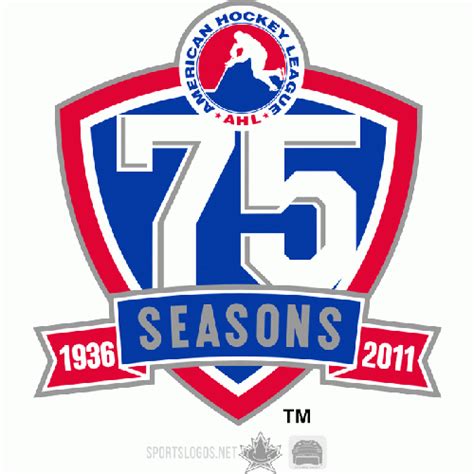 2010 11 American Hockey League Anniversary Logo Heat
