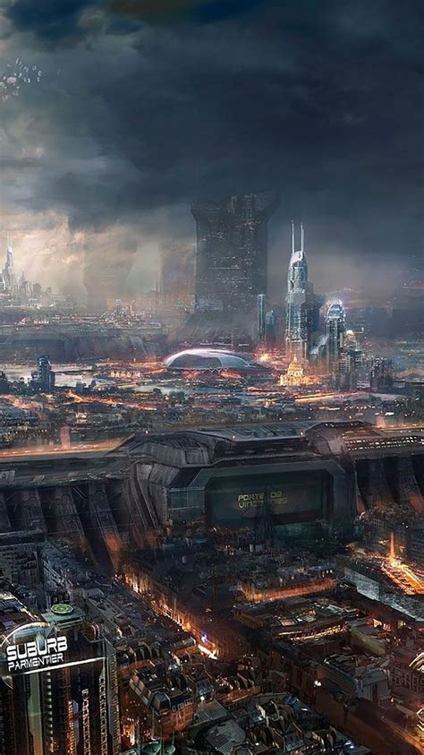 50 Futuristic City Iphone Wallpapers In 2022 Futuristic City Fantasy