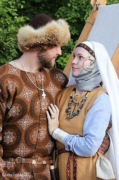 Medieval Slavic Costume Of Ancient Russia Krivichi Историческая