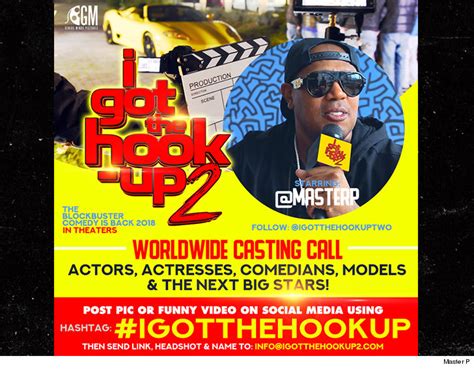 Master p's best advice for making it as an entrepreneur. Master P is Casting for ' I Got the Hook Up' Sequel