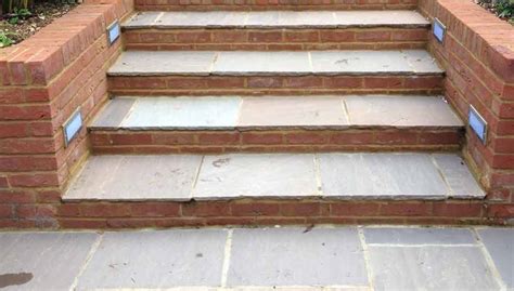 How To Make Patio Steps From Brick And Concrete Using Pavers Diy Doctor