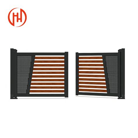 Privacy Slat Aluminum Fence Panels Aluminium Garden Fences - China Slat