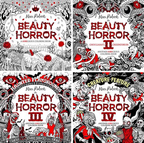 The Beauty Of Horror A Goregeous Coloring Book The Beauty Of Horror A